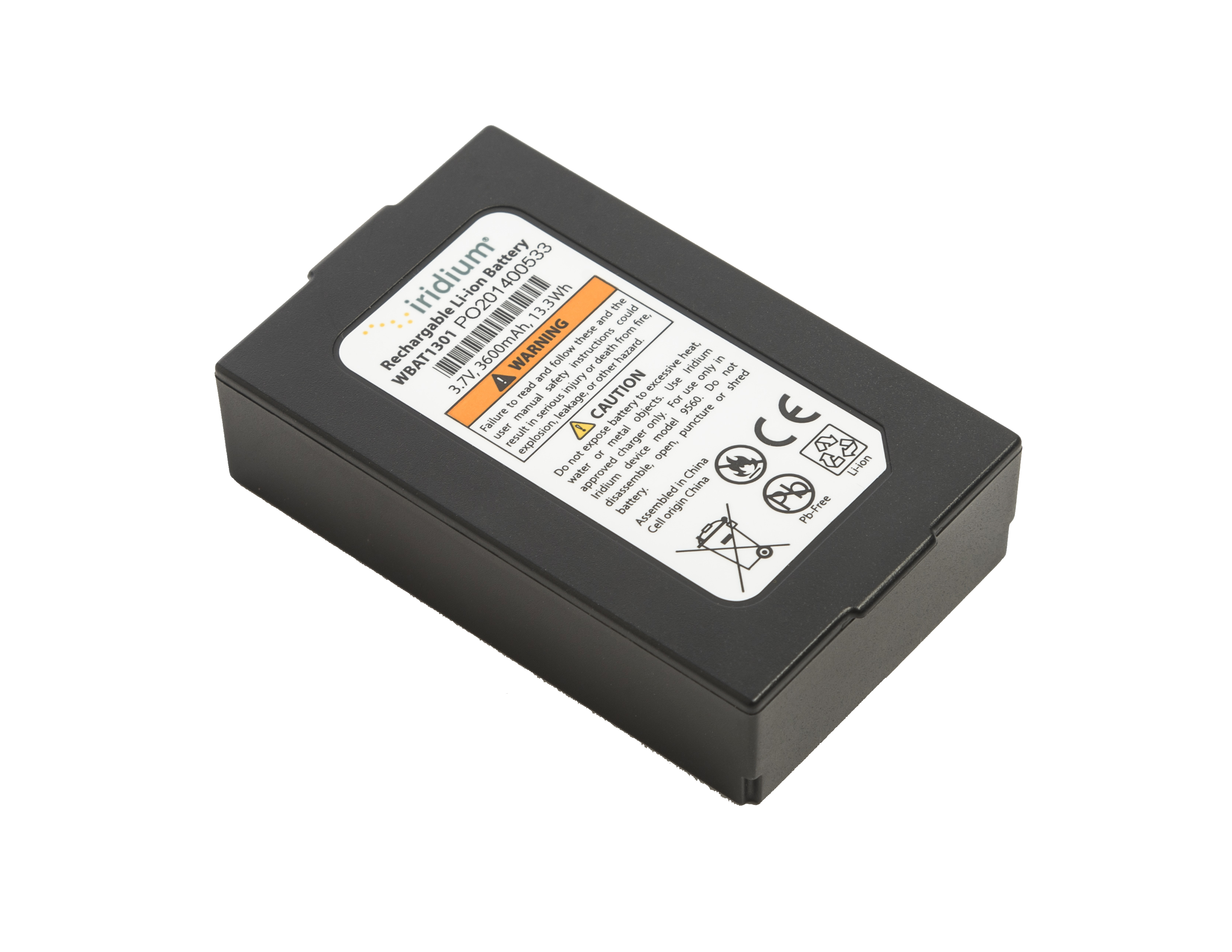 Iridium Go battery, 3600 mAh