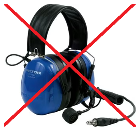 3M™ PELTOR™ High attenuation headset Twin Cup with j11-plug ATEX foldable headband, No longer available from Peltor.
