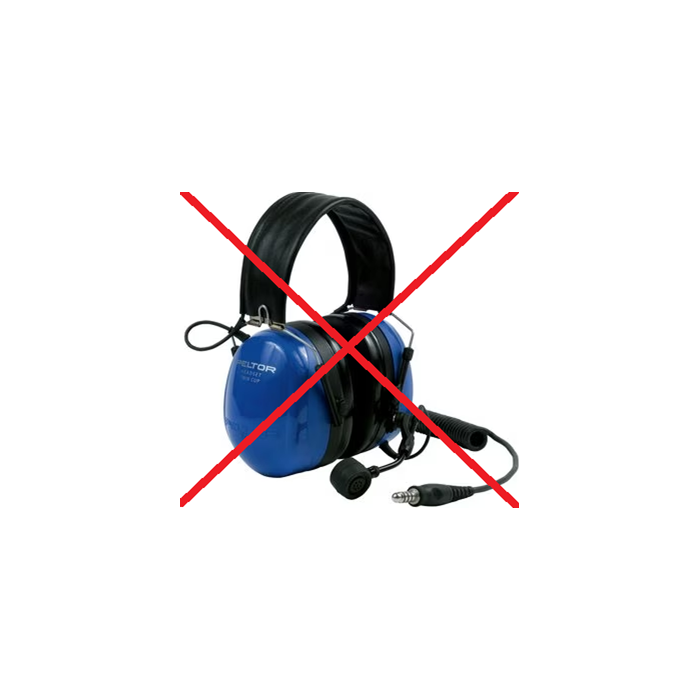 3M™ PELTOR™ High attenuation headset Twin Cup with j11-plug ATEX foldable headband, No longer available from Peltor.